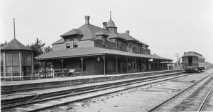 Queen Anne Style Depot 1898 to 1924 NP Railway Mandan ND