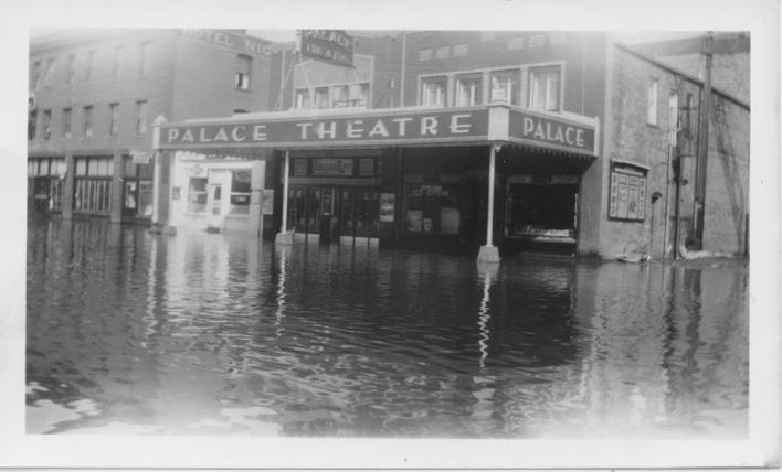 Flood of 1946, Palace Theatre Downtown Mandan
