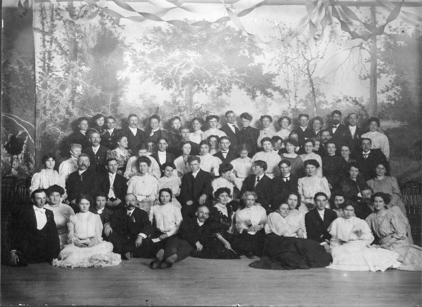1903 New Years Eve Fisk Library Fundraiser at Opera House